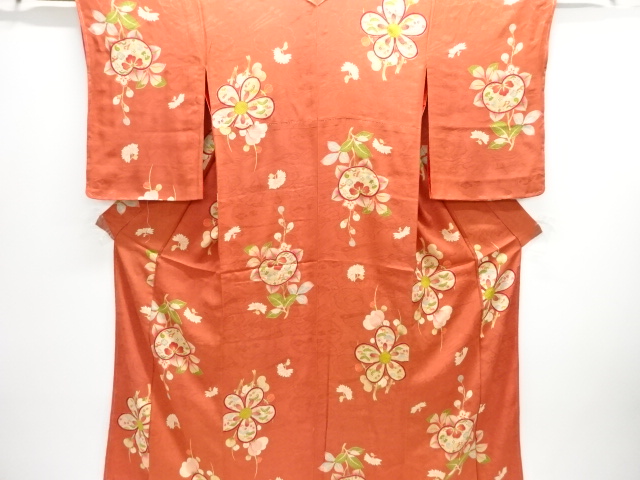 Japanese Kimono / Chirimen Kinsha Silk